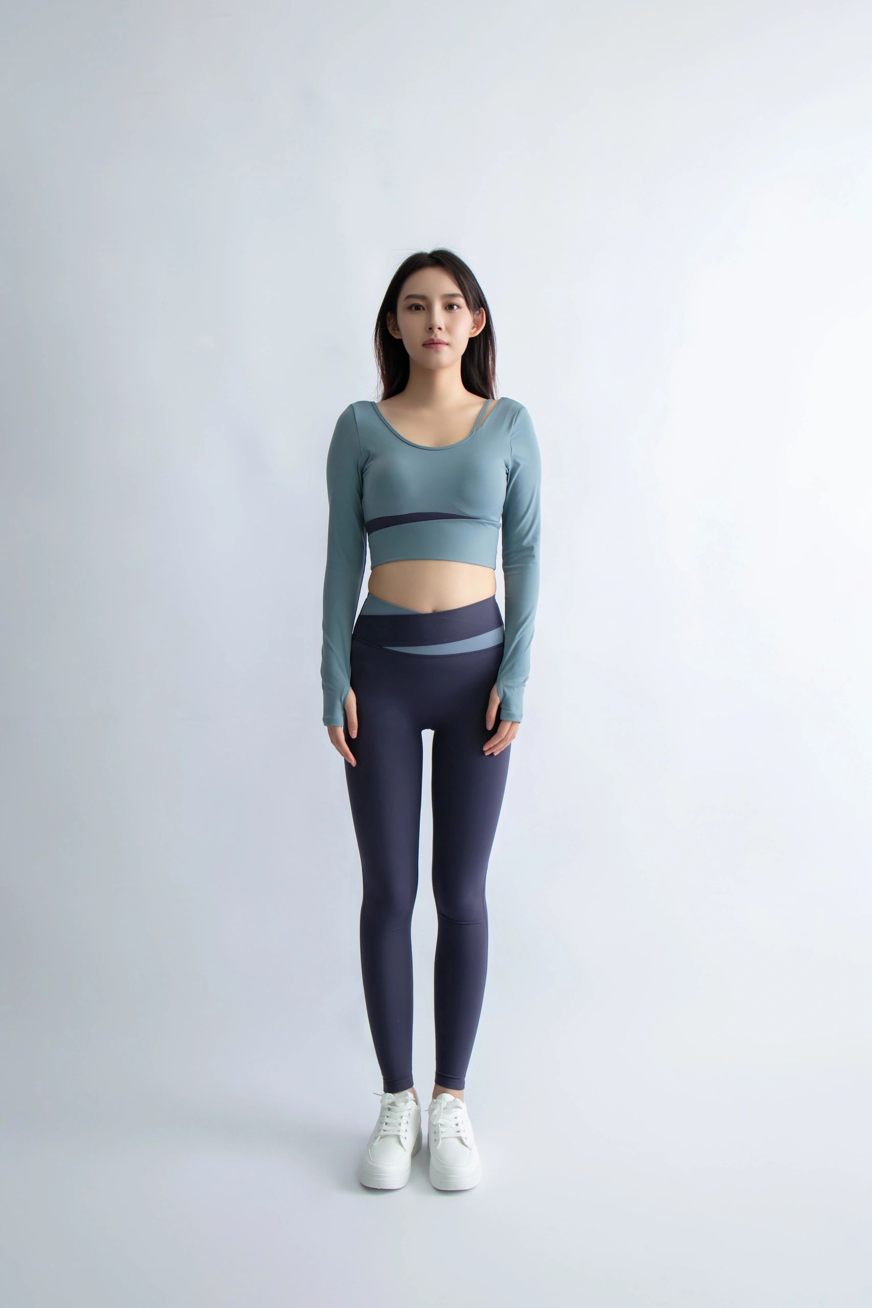 Customer wearing activewear